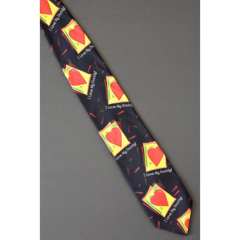 I Love My Daddy - Fathers Day Novelty Tie