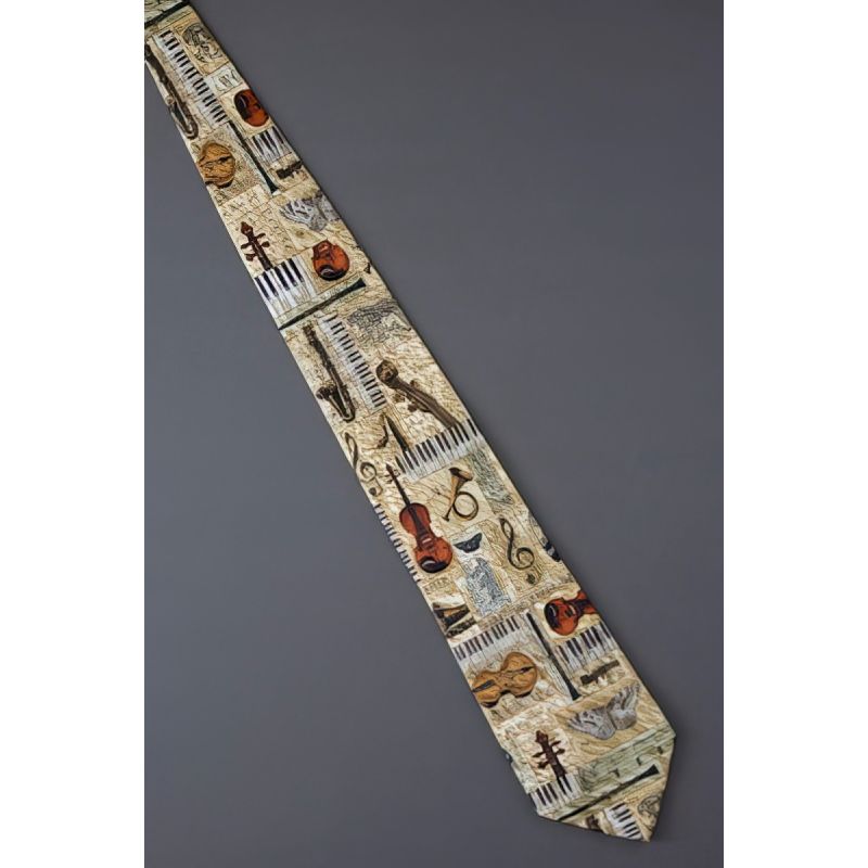 Religious Music Collage -  Musical Theme Necktie