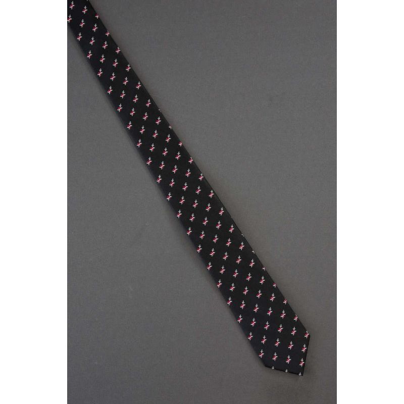 Heart & Sword - Skinny Valentines Day Neck Tie
