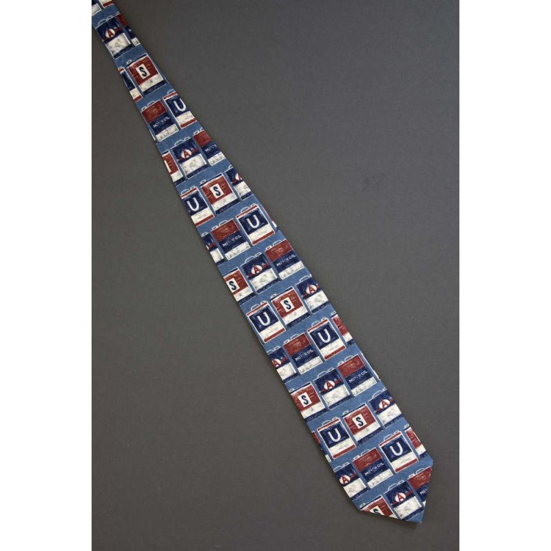 USA Motor Oil - Mens Unique Silk Novelty Tie