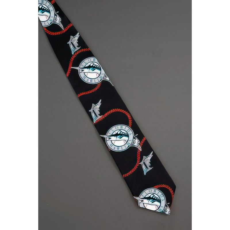 Florida Marlins - Ralph Marlin Baseball Necktie