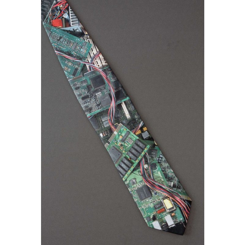 Computer Circuit Board - Ralph Marlin Necktie