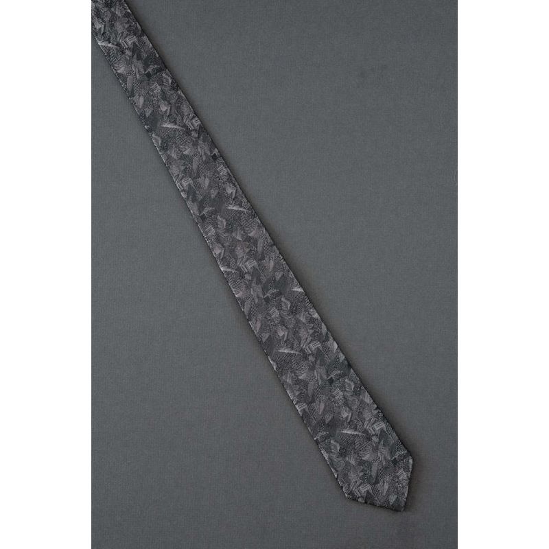 Textured Gray - BOYS 80s Narrow Vintage Tie