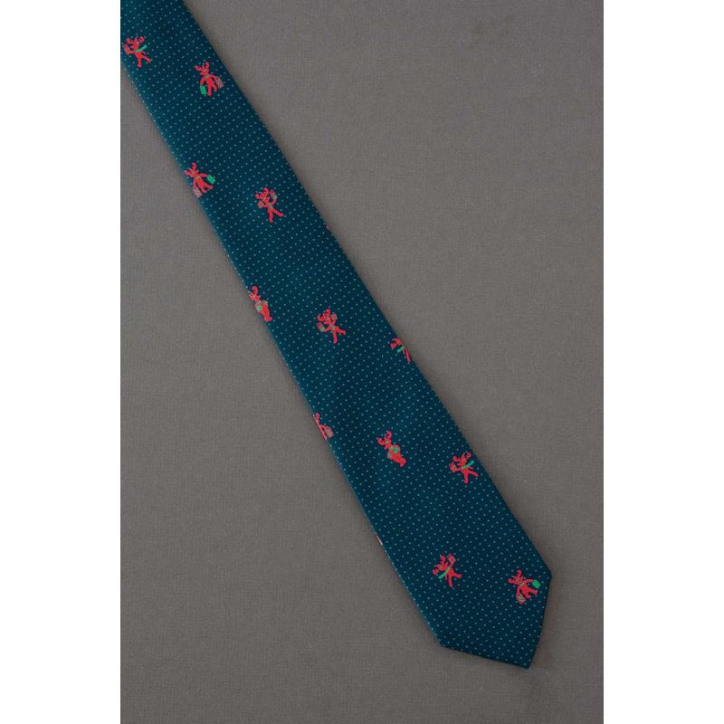 Reindeer Bearing Gifts - Skinny Vintage Necktie