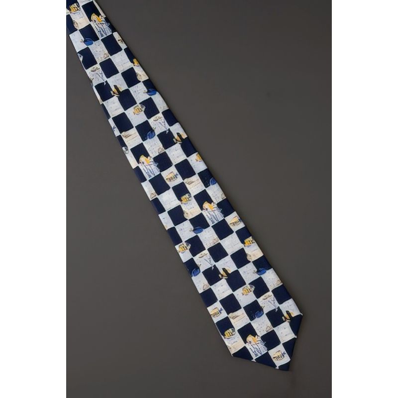 Fanciful Fish - Silk Banana Republic Tie