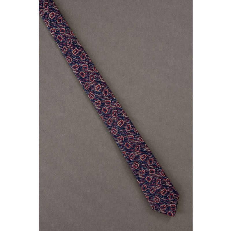 Rectangles, Dots & Stripes - 80s Thin Tie