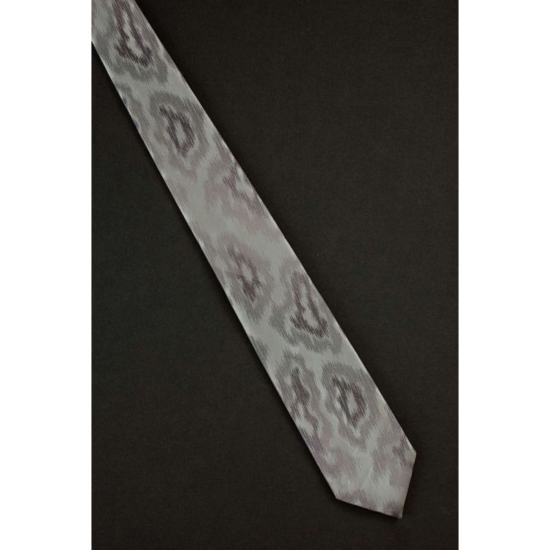 Bodacious Blobs! 80s Skinny Gray Necktie