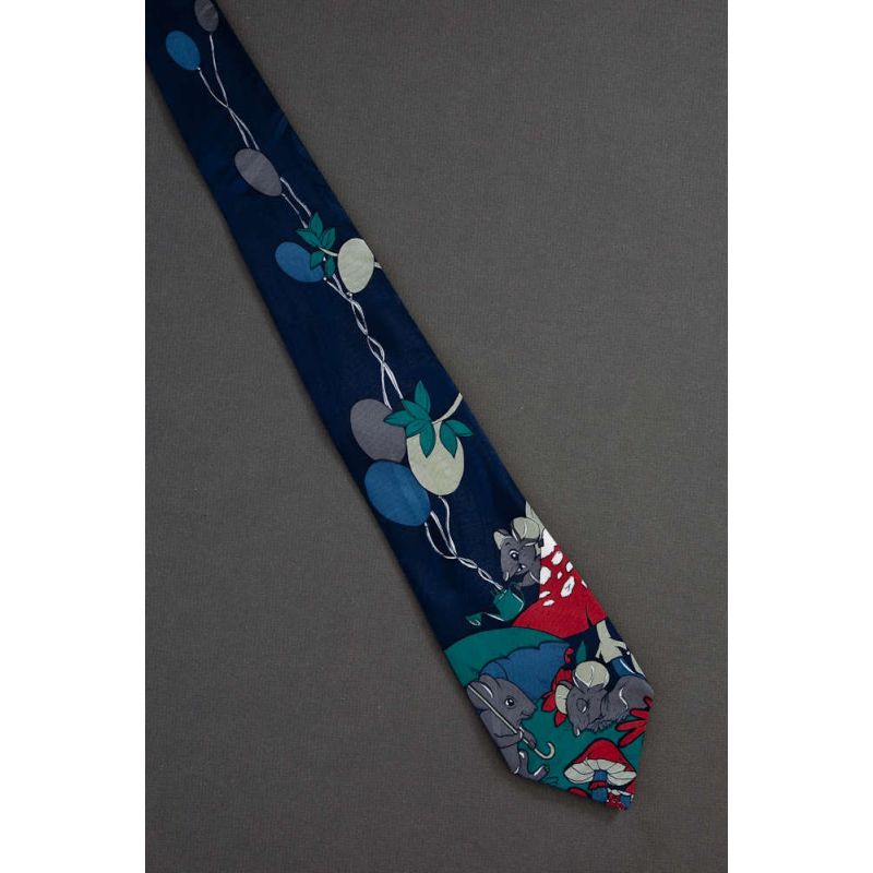 Three Mice With Balloons - Unique Tie
