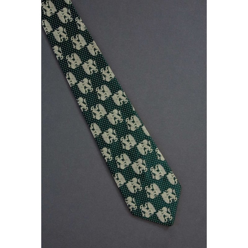 Lions Carrying Swords - 1970s Vintage Necktie