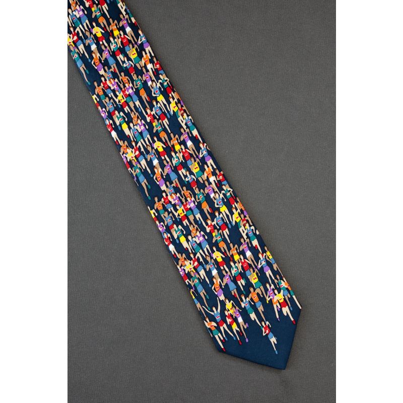 Marathon Runners ---Silk Alynn Necktie