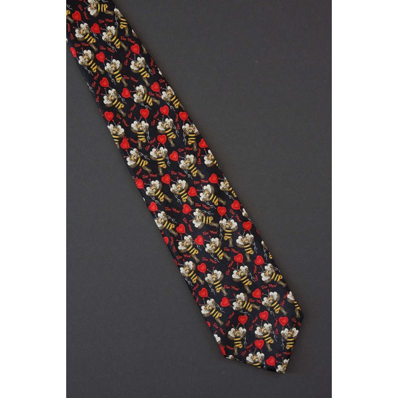 Bee Mine  Bear & Heart - Valentines Day Tie