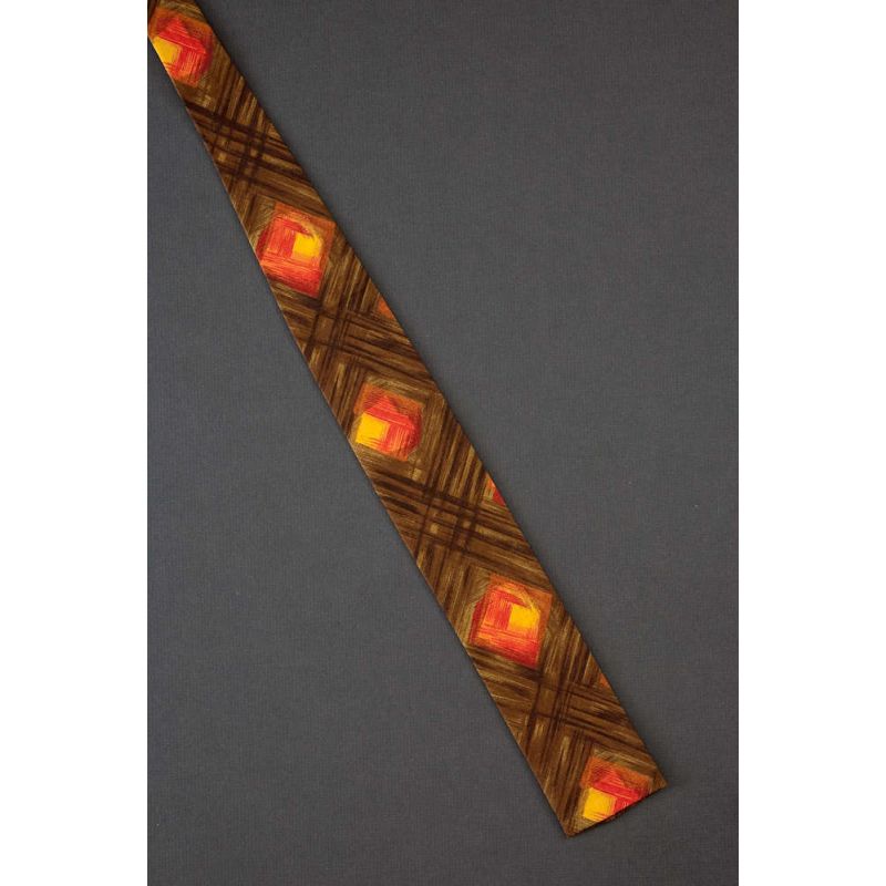 Hand Painted Look - BOYS Flat Bottom Tie