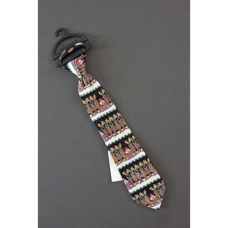 Santas Football Team - New Boys Zipper Tie