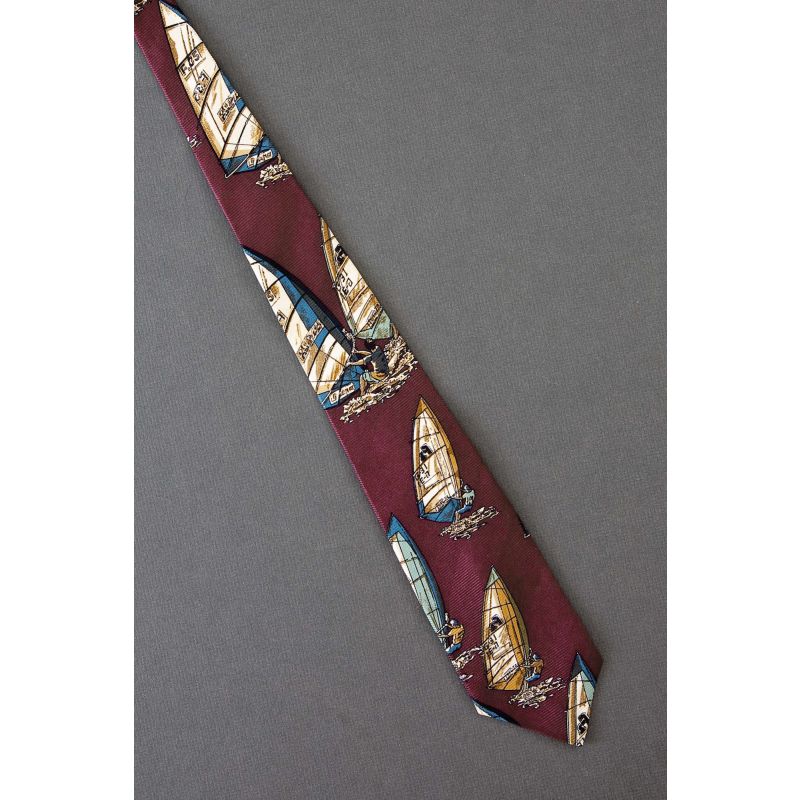 People Wind Surfing - Boys Nautical Necktie