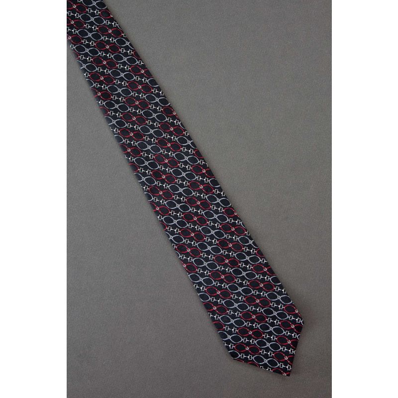 Figure Eight Belts & Hardware - Silk Necktie