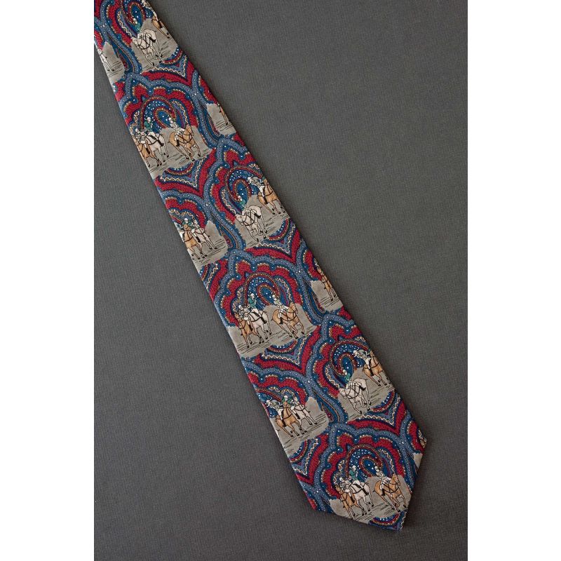 Scenes of Polo Players - Pierre Cardin Necktie