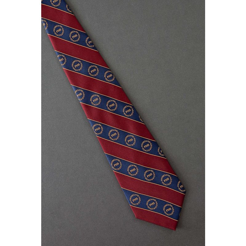 Physicians Health Study - Stripe Logo Tie