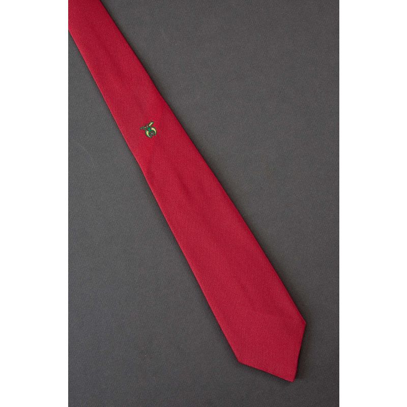 Shriner Emblem - Brand New Red Tie