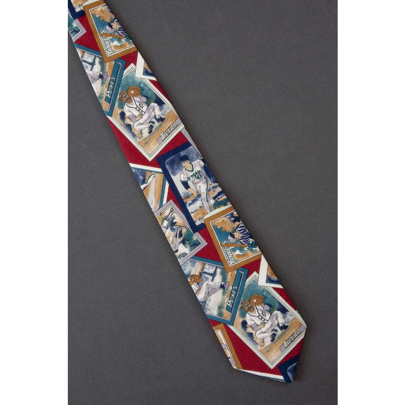 Various Team Baseball Players - Sports Tie