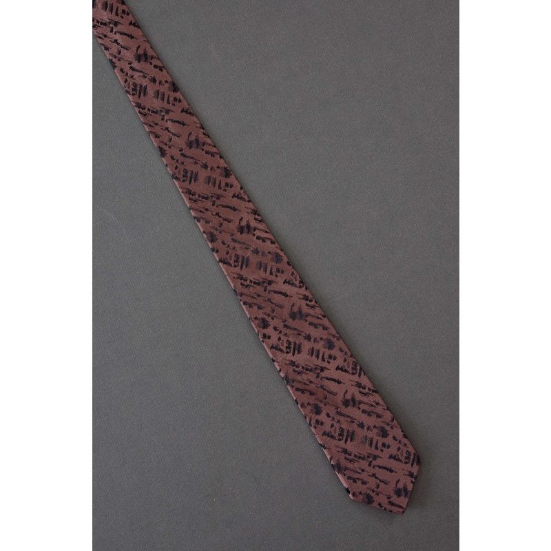 Pink Cross Hatch - 80s Skinny Vintage Necktie