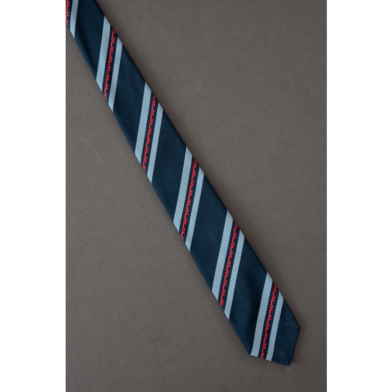 Heart Monitor Striped - 1980s Skinny Necktie
