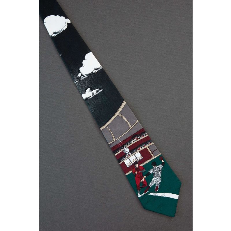 Safe On First Base - Baseball Novelty Tie