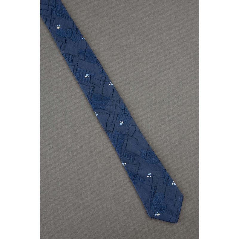 More Than Diamonds - 1980s Skinny Navy Tie
