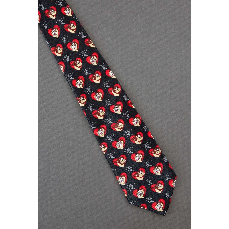 Taz Inside Heart & Asian Love Symbol Tie