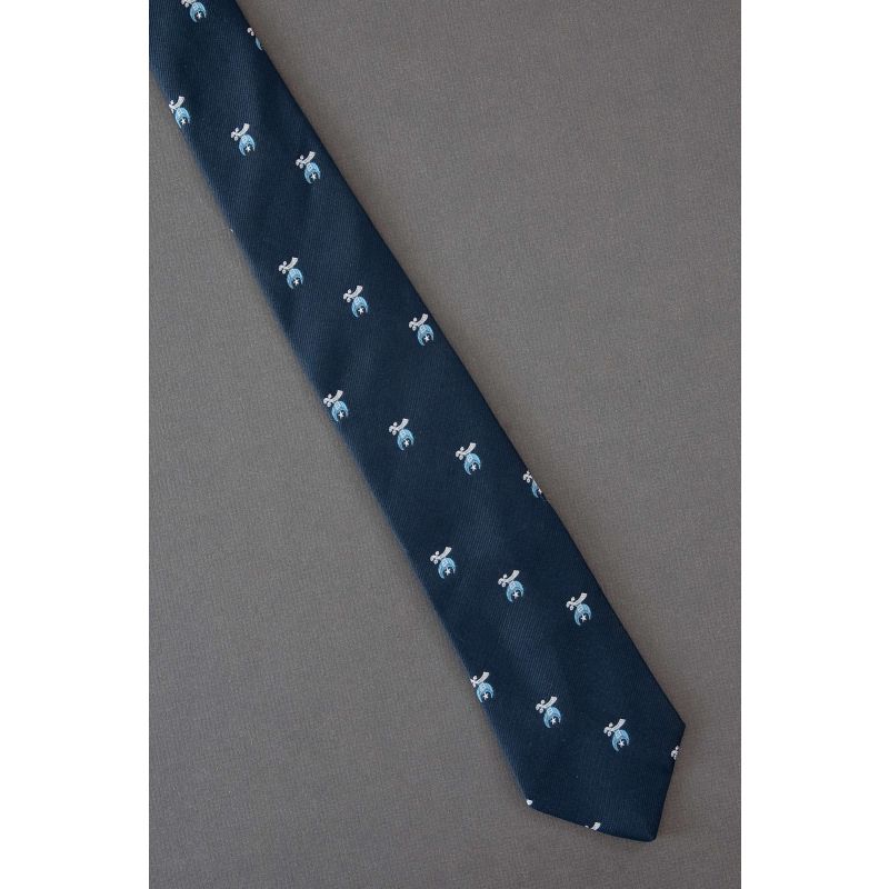 Shriner Logo Repeat - 1980s Vintage Necktie