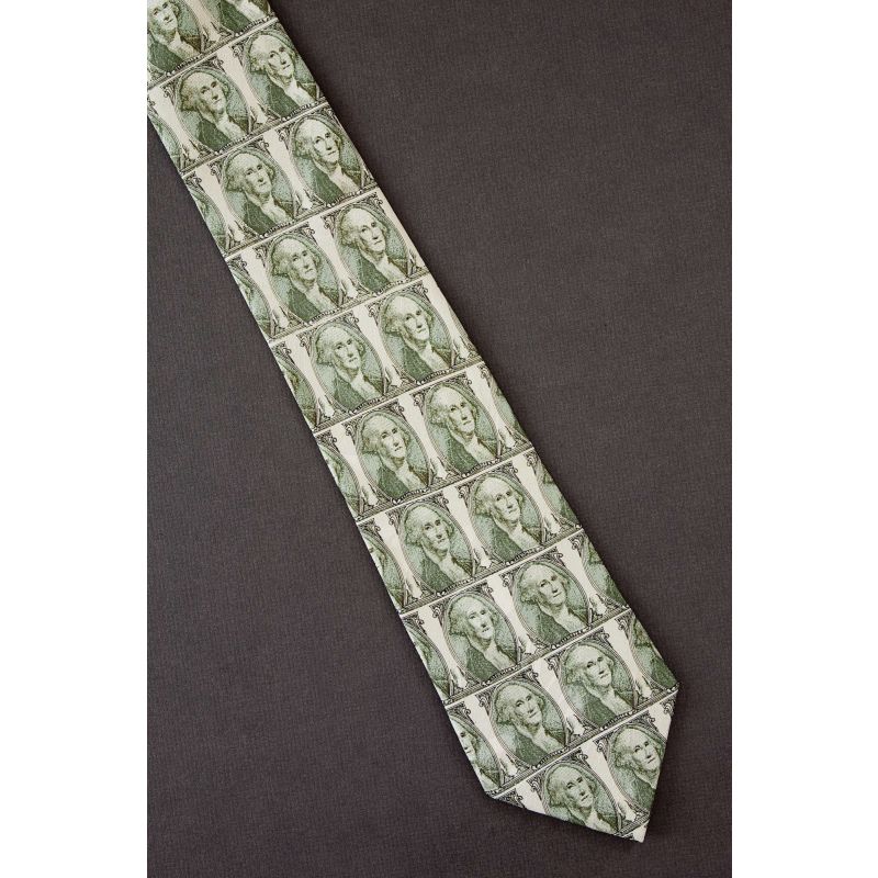 George Washington On  Dollar Bill - Money Tie