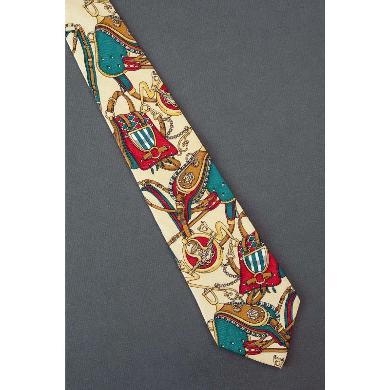 Horse Tack - Yellow Tommy Hilfiger Necktie