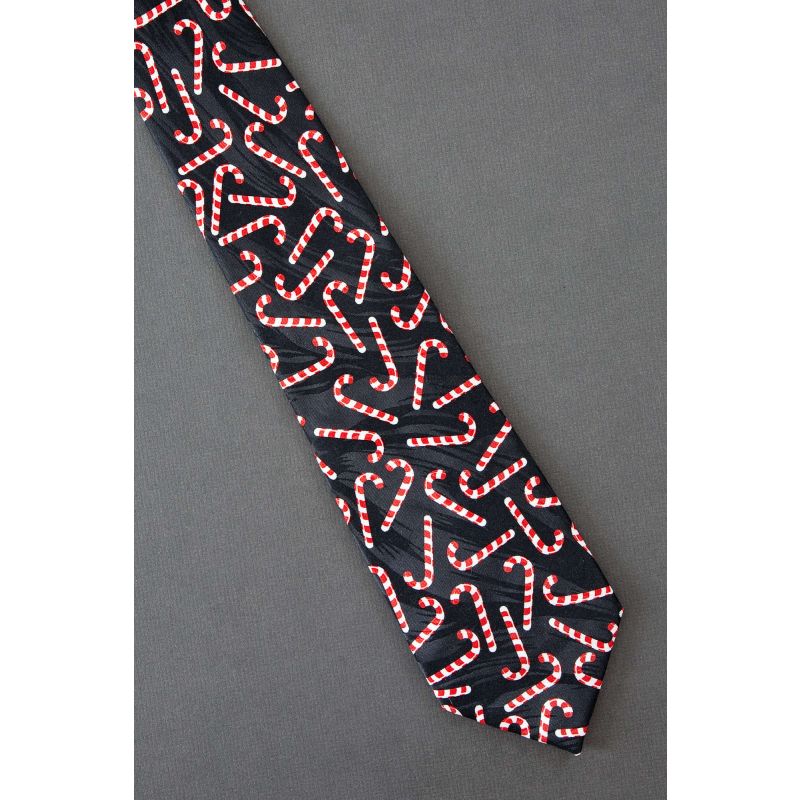 Red & White Candy Canes Everywhere - Tie