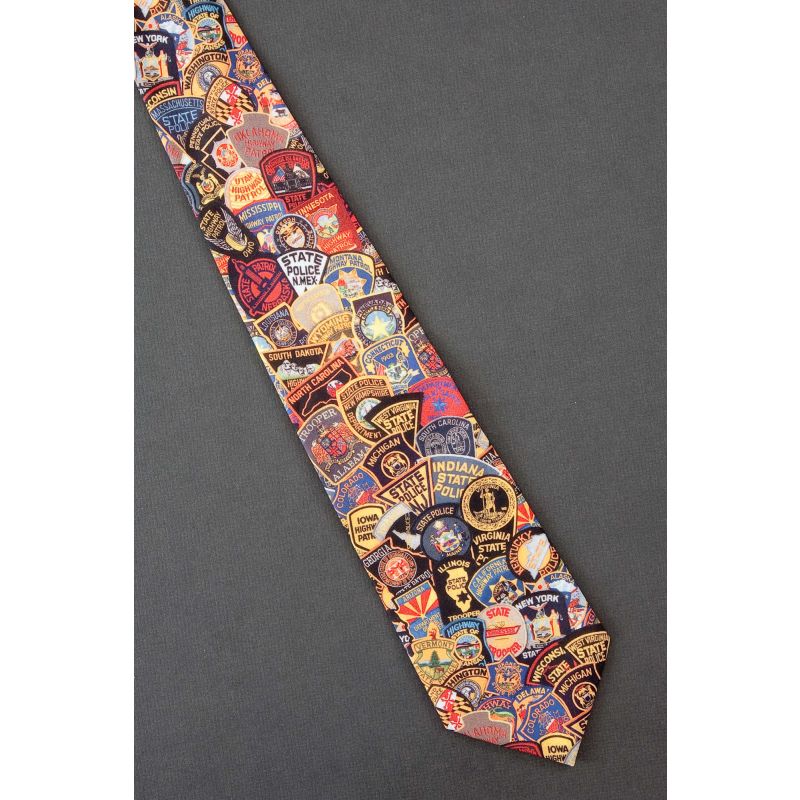 State Police Patches - Ralph Marlin Necktie