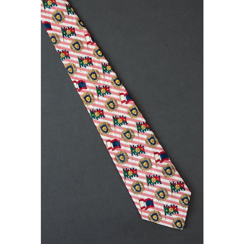 Flags & Lion Crests - Tommy Hilfiger Necktie