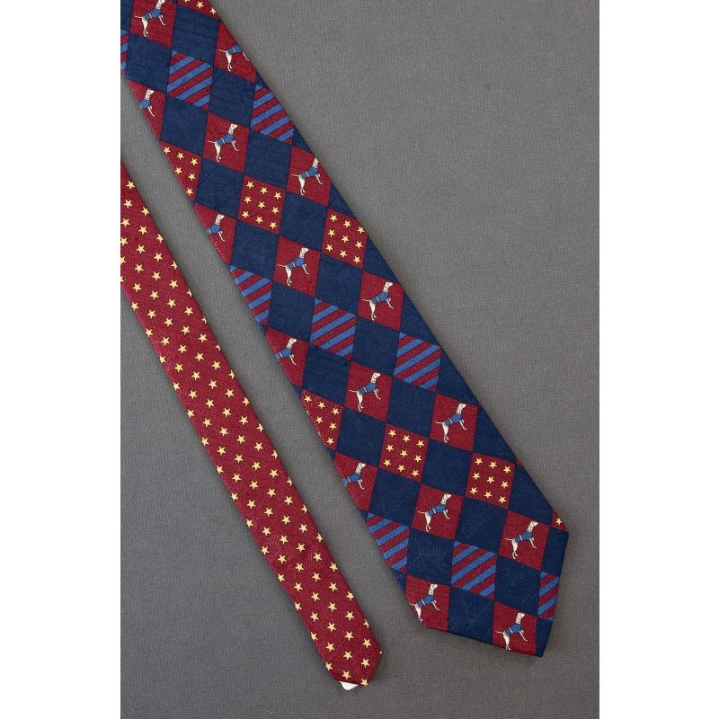 Pointer Dogs & Stars - Tommy Hilfiger Silk Tie