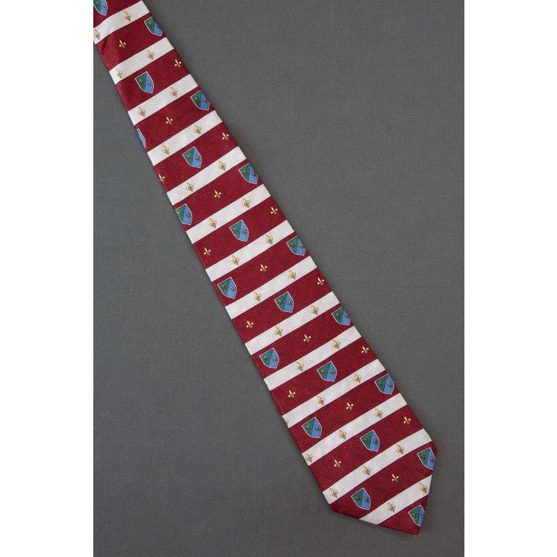 Crests & Fleur De Lis - Spence & Lowe Necktie