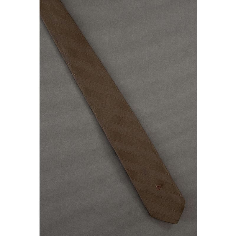 Pierre Cardin Skinny Striped Logo Necktie