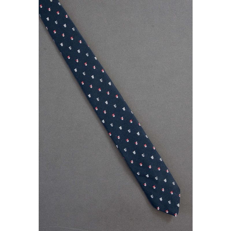 Red & Gray Crests - Boys Heraldic Necktie