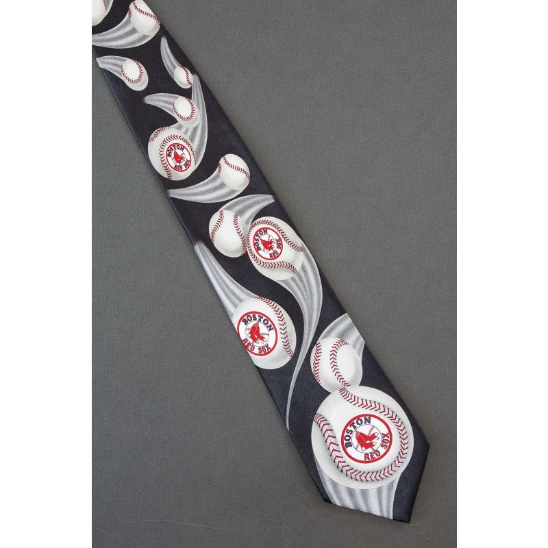 Boston Red Sox Curve Ball - Ralph Marlin Tie