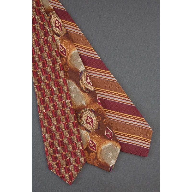 3 For $25 - Robert Talbott Orange Neckties