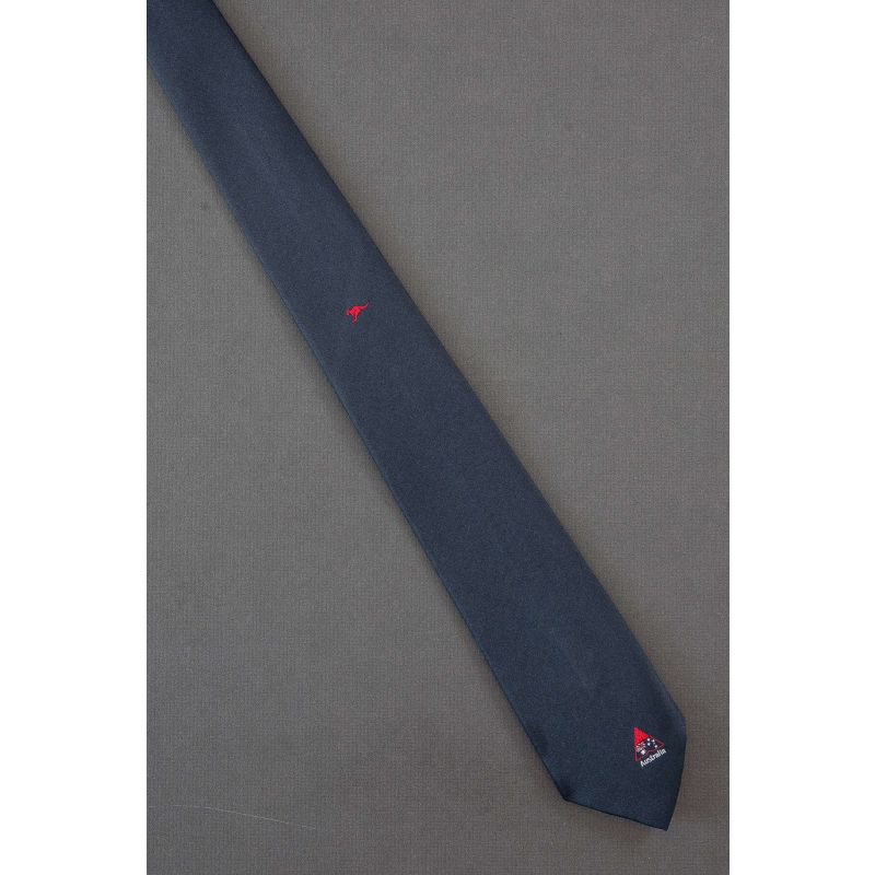 Kangaroo & Australia Logo - Skinny Necktie