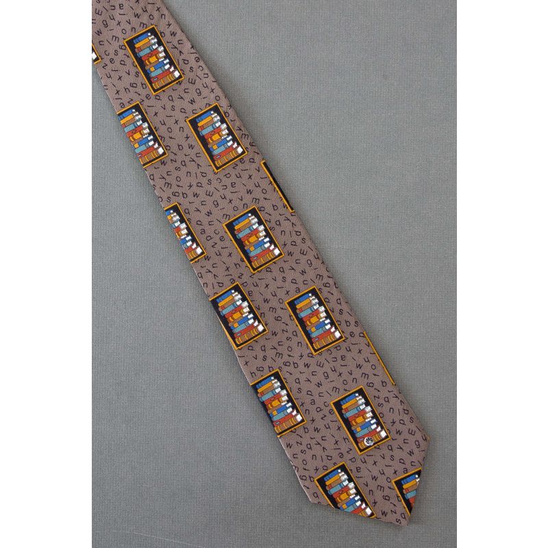 Book Club & Letters - Silk Vicky Davis Designer Tie