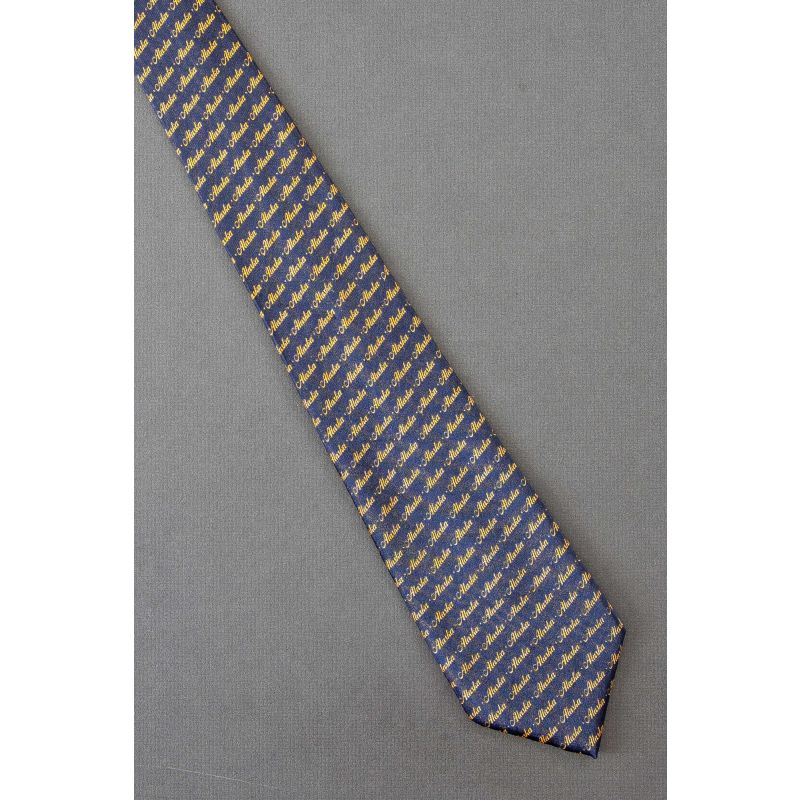 Alaska State Repeat --- Blue Novelty Necktie