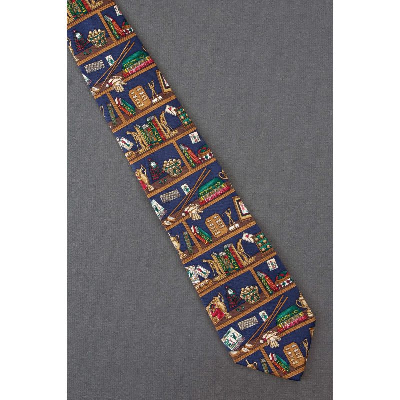 Golf Collection - Men's Navy Silk Alynn Neckwear