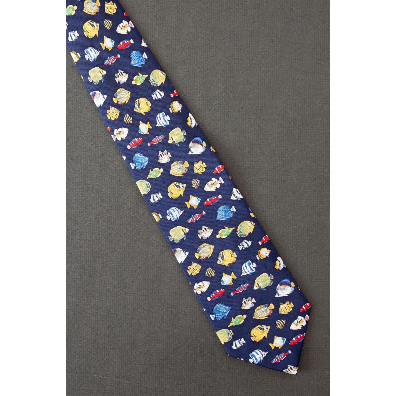 School of Ocean Fish - Museum Artifacts Necktie