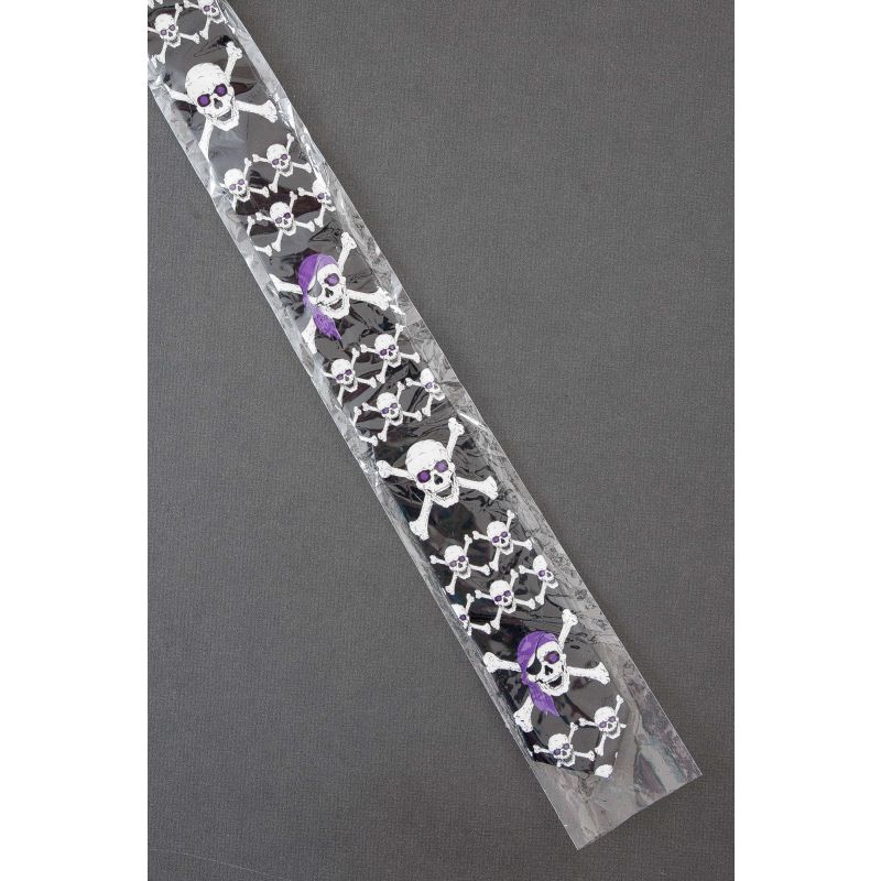 Skull & Crossbones Pirate - Brand New Skinny Necktie