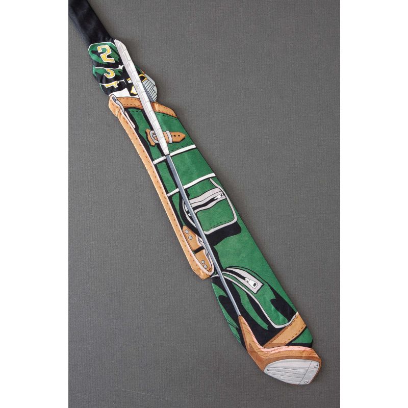 Golf Bag & Club Shaped - Unique Silk Necktie