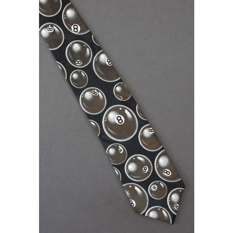 Eight Ball - Fun Pool Billiards Game Necktie