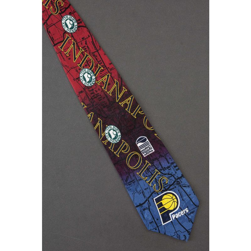 Indiana Pacers - Silk Basketball Sports Tie