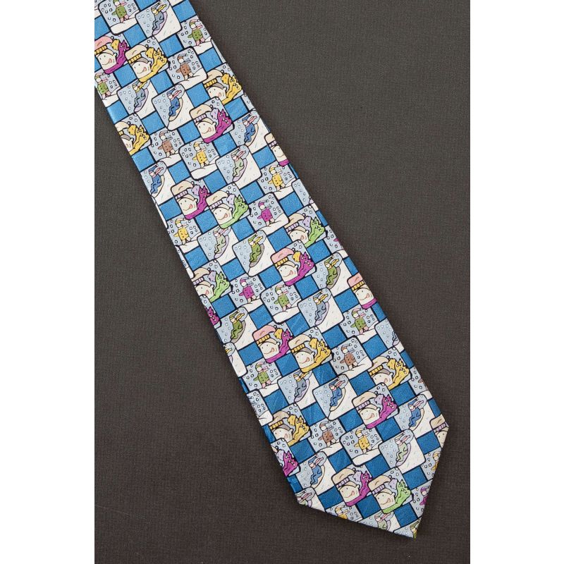 People Snowboarding on a Snowy Day - Necktie